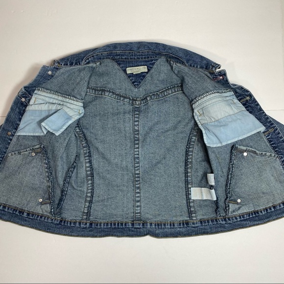 Vintage 90s Tommy Hilfiger Denim Jean Jacket M - Picture 5 of 12